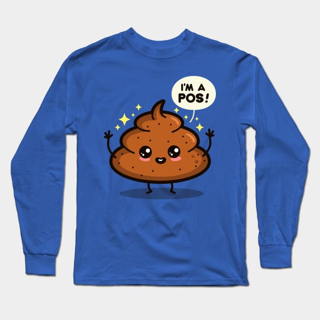 Funny Kawaii Poop Internet Slang Long Sleeve T-Shirt by BoggsNicolas